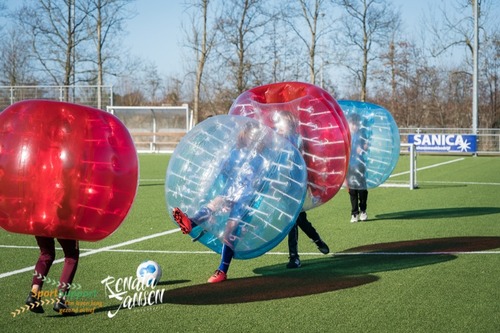 Foto bij Verslag Bubbelvoetbal