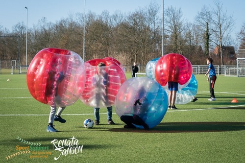 Foto bij Verslag Bubbelvoetbal